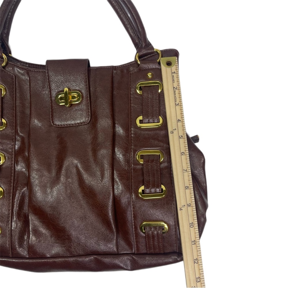 Braciano Brown Leather Purse - Picture 6 of 8